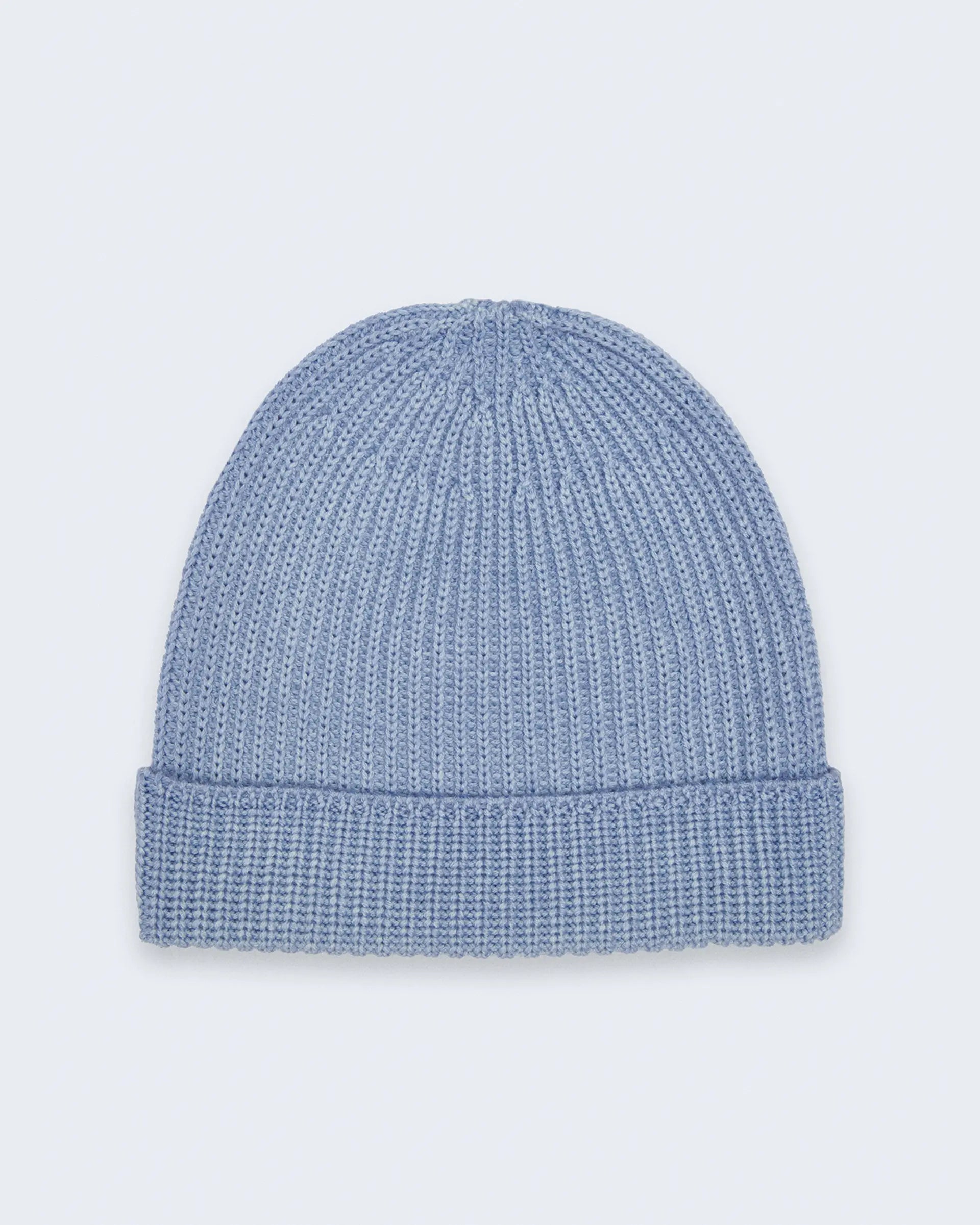 Light blue pure wool hat