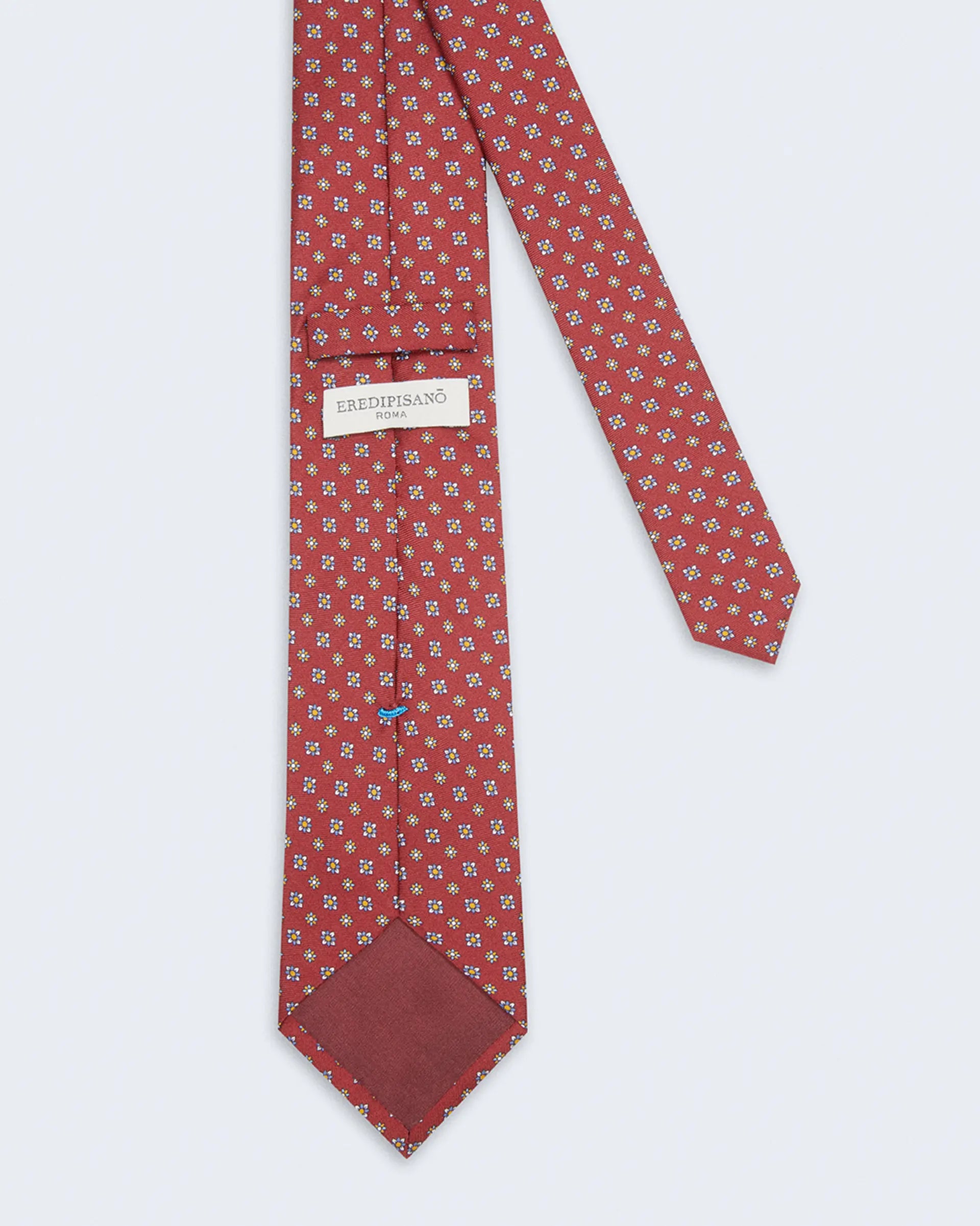 Cravatta in Seta Twill con motivo medaglione
