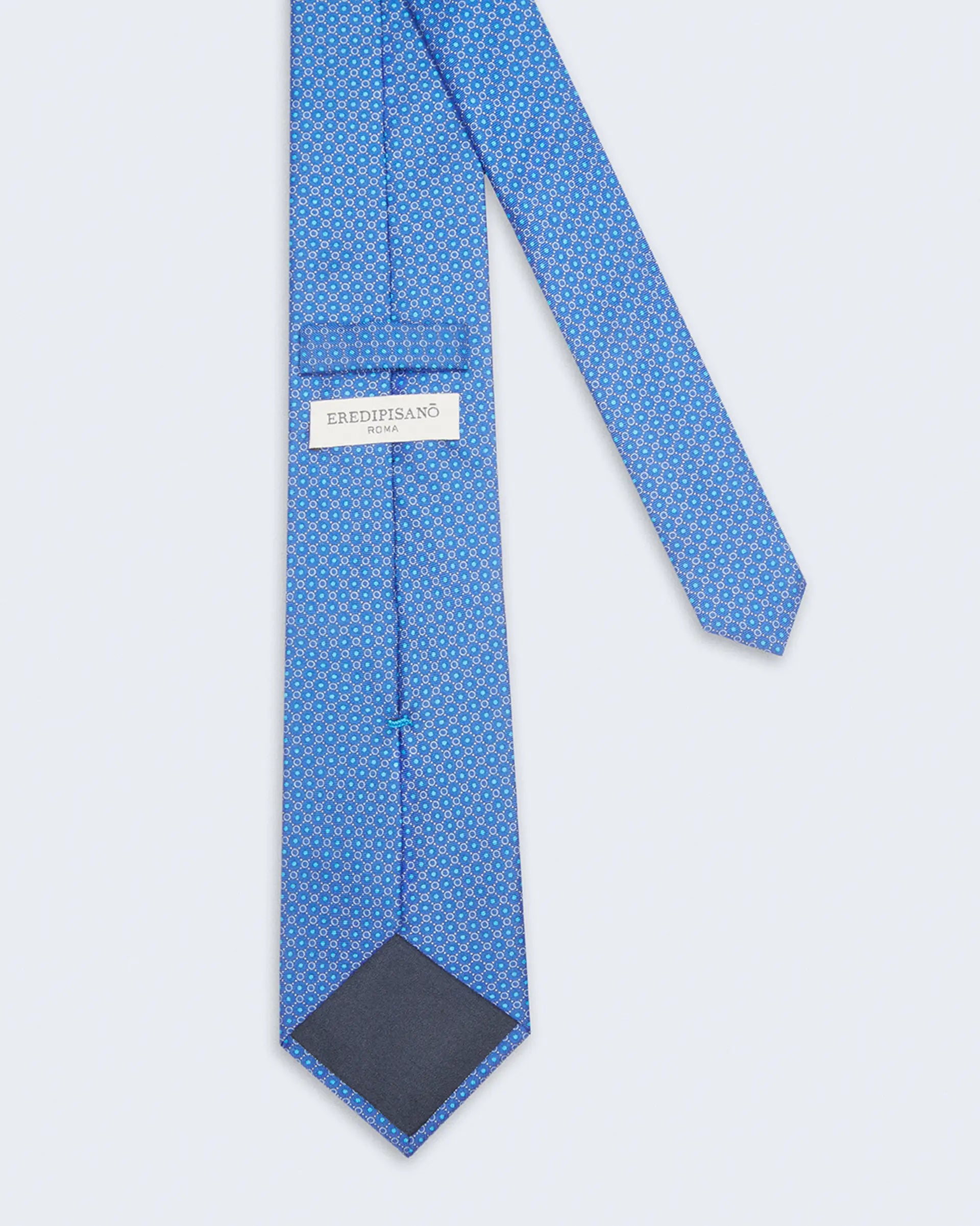 Cravatta in Seta Twill con motivo optical