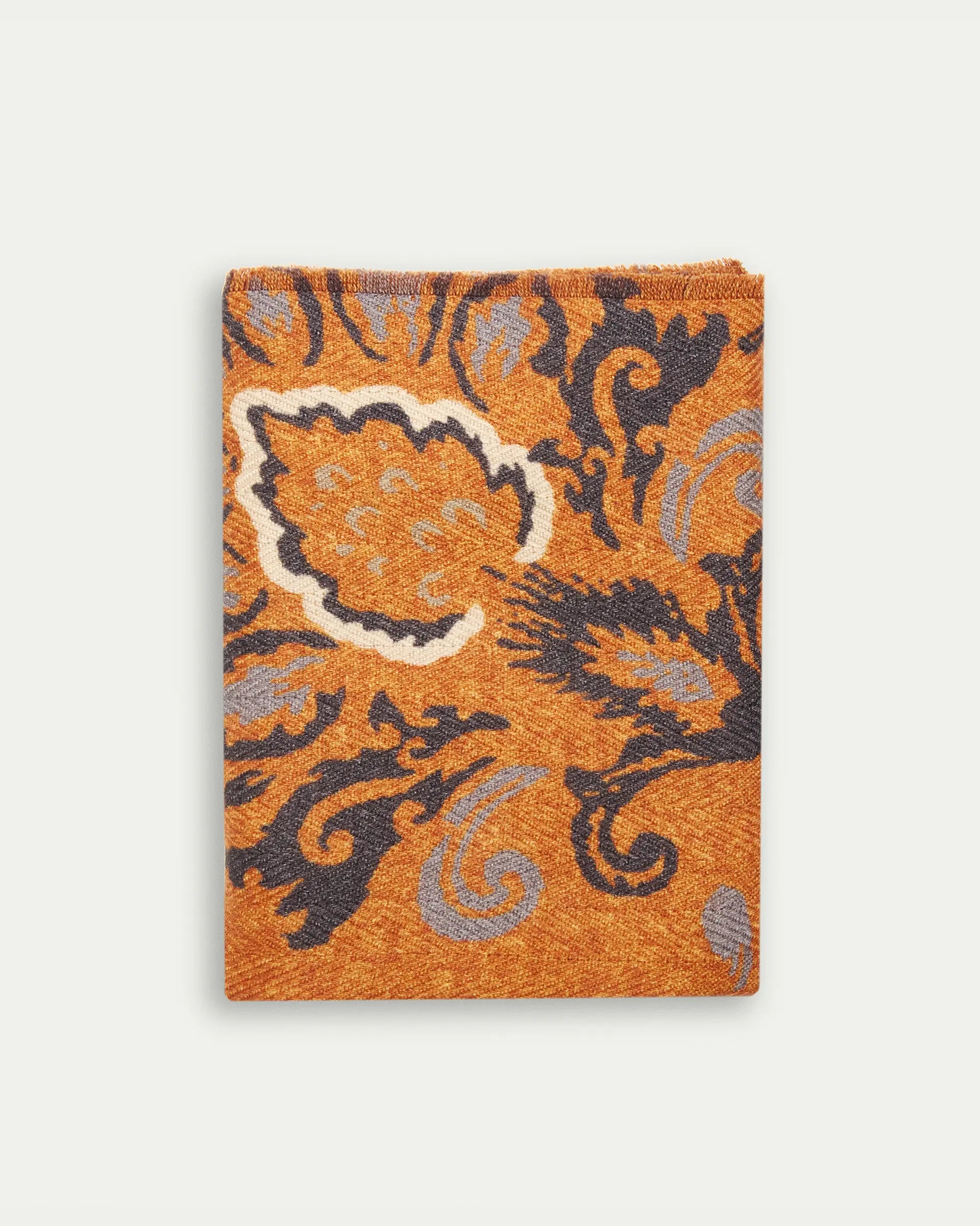 Sciarpa fantasia in lana e seta