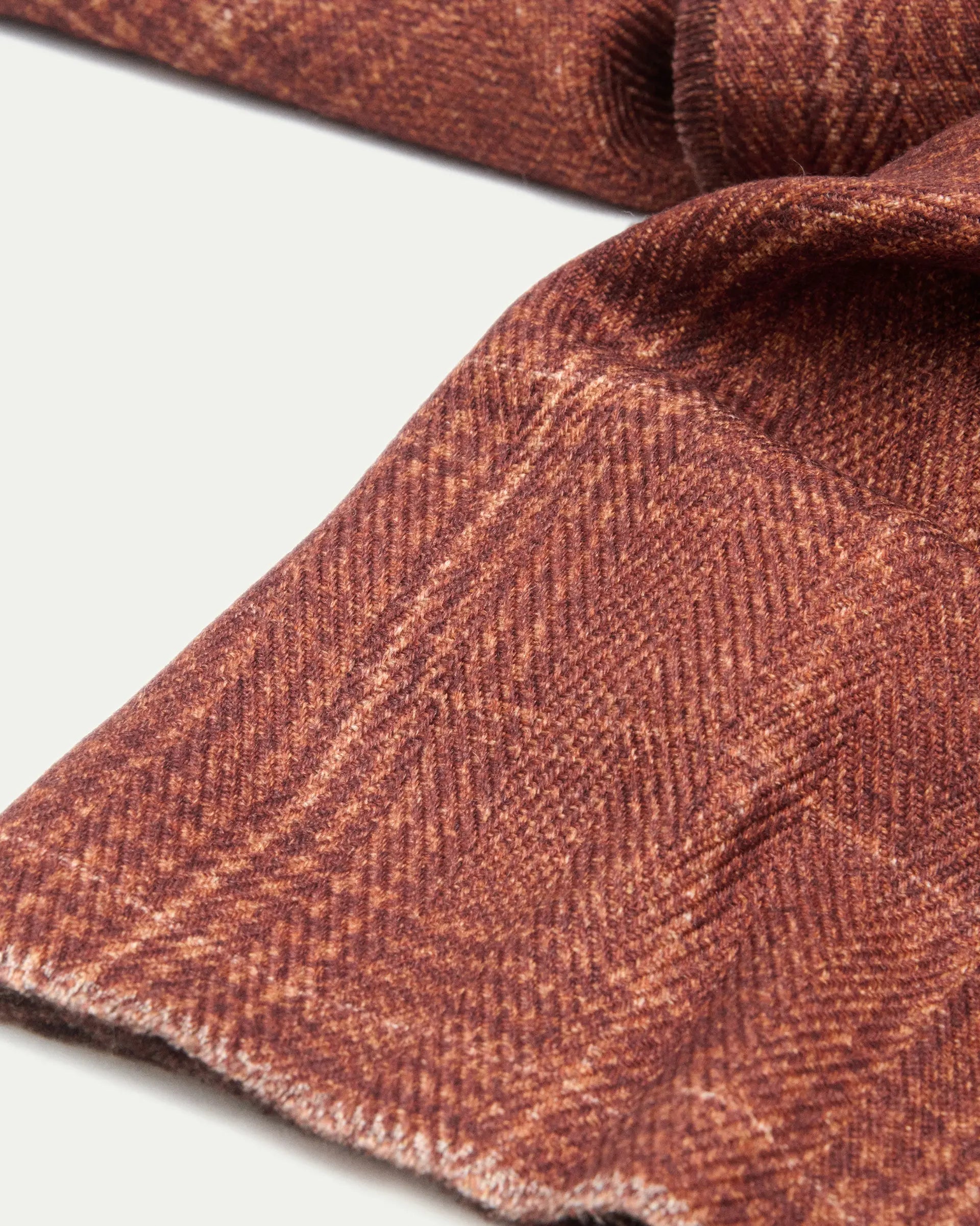 Sciarpa fantasia in lana e seta