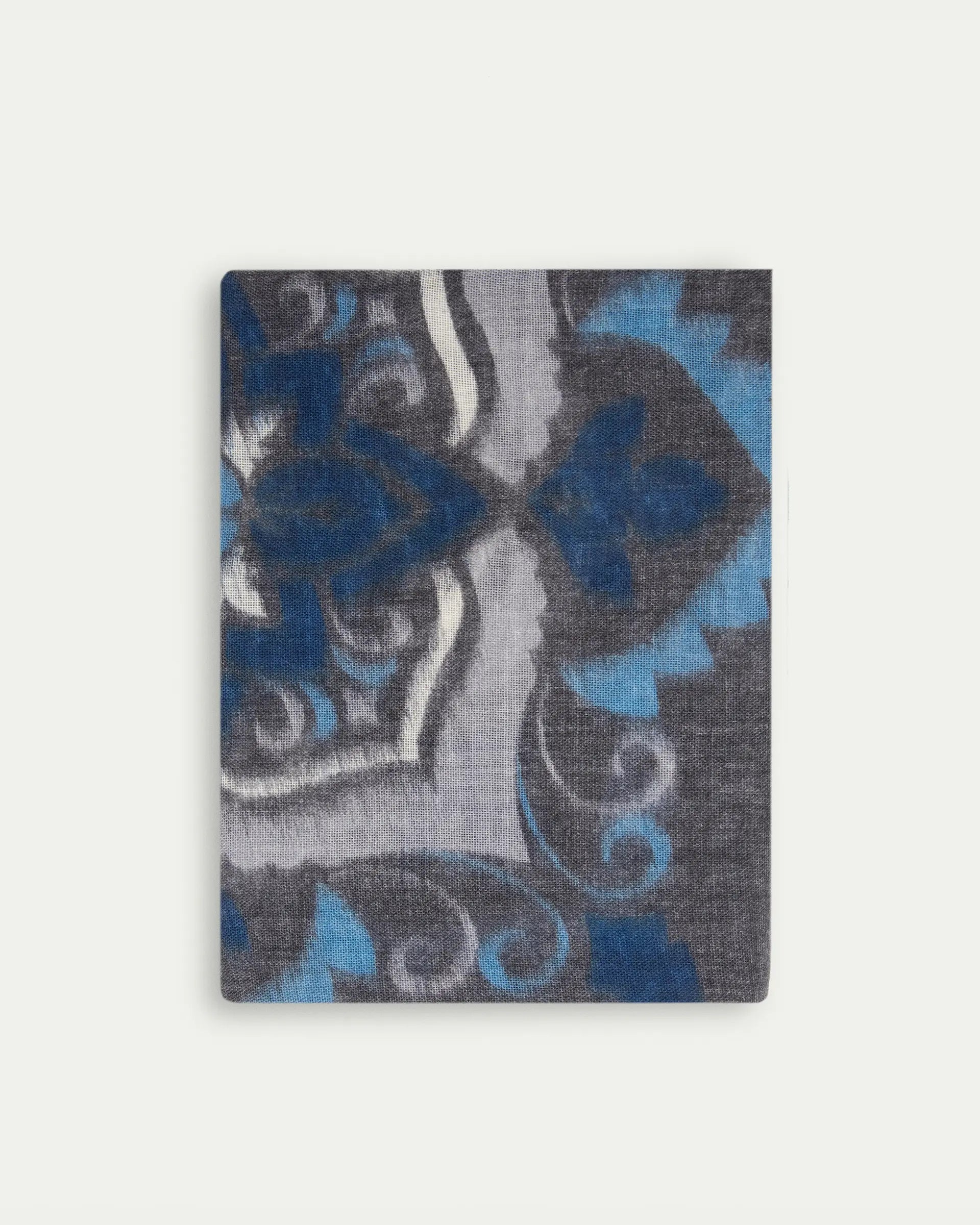 Sciarpa fantasia in lana e seta