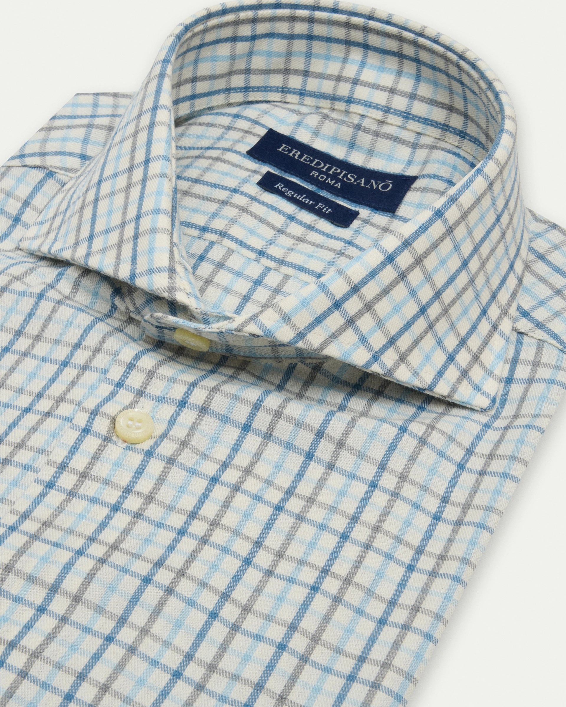 Regular fit pure cotton multicolor checked shirt