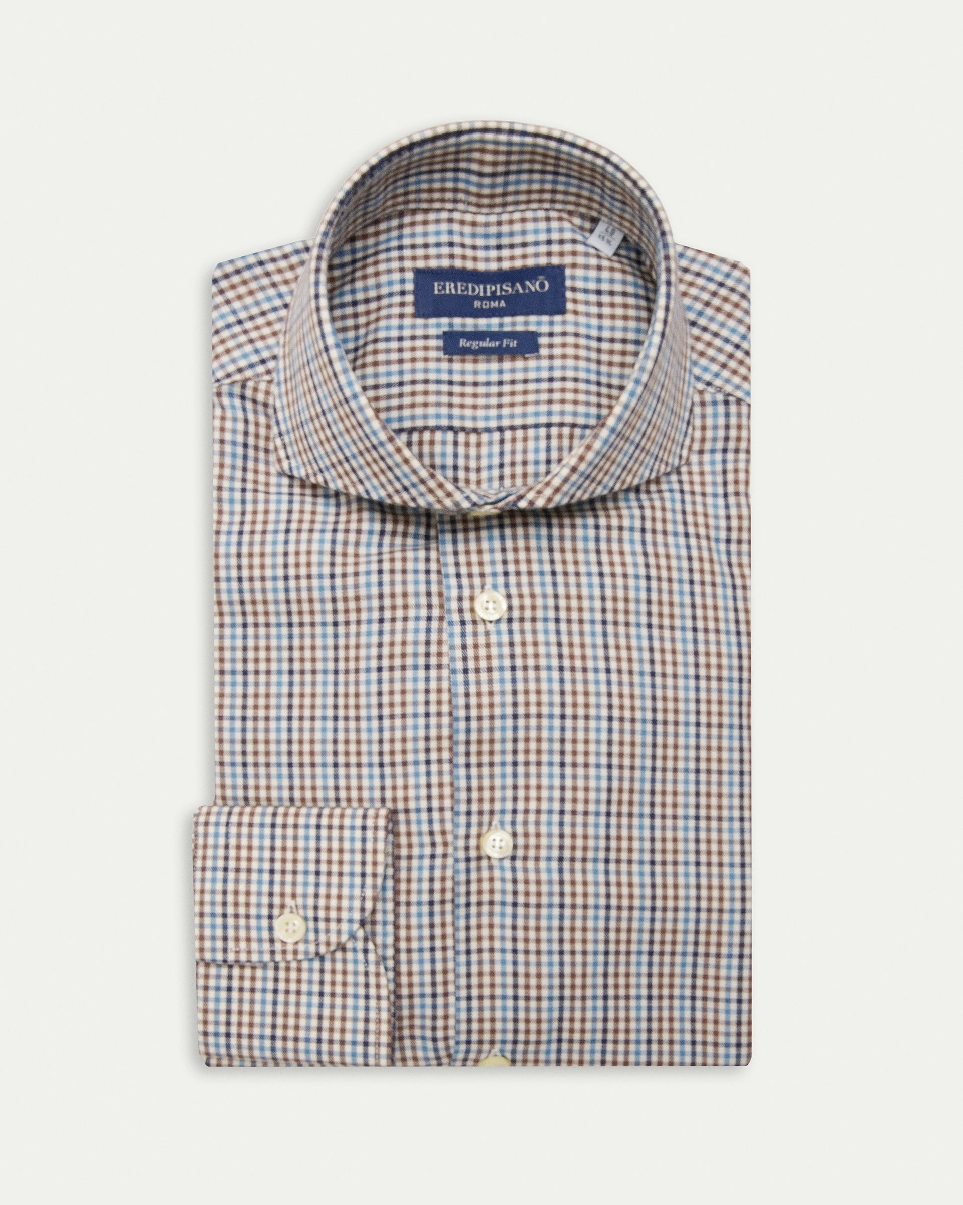Regular fit pure cotton multicolor checked vaiella shirt