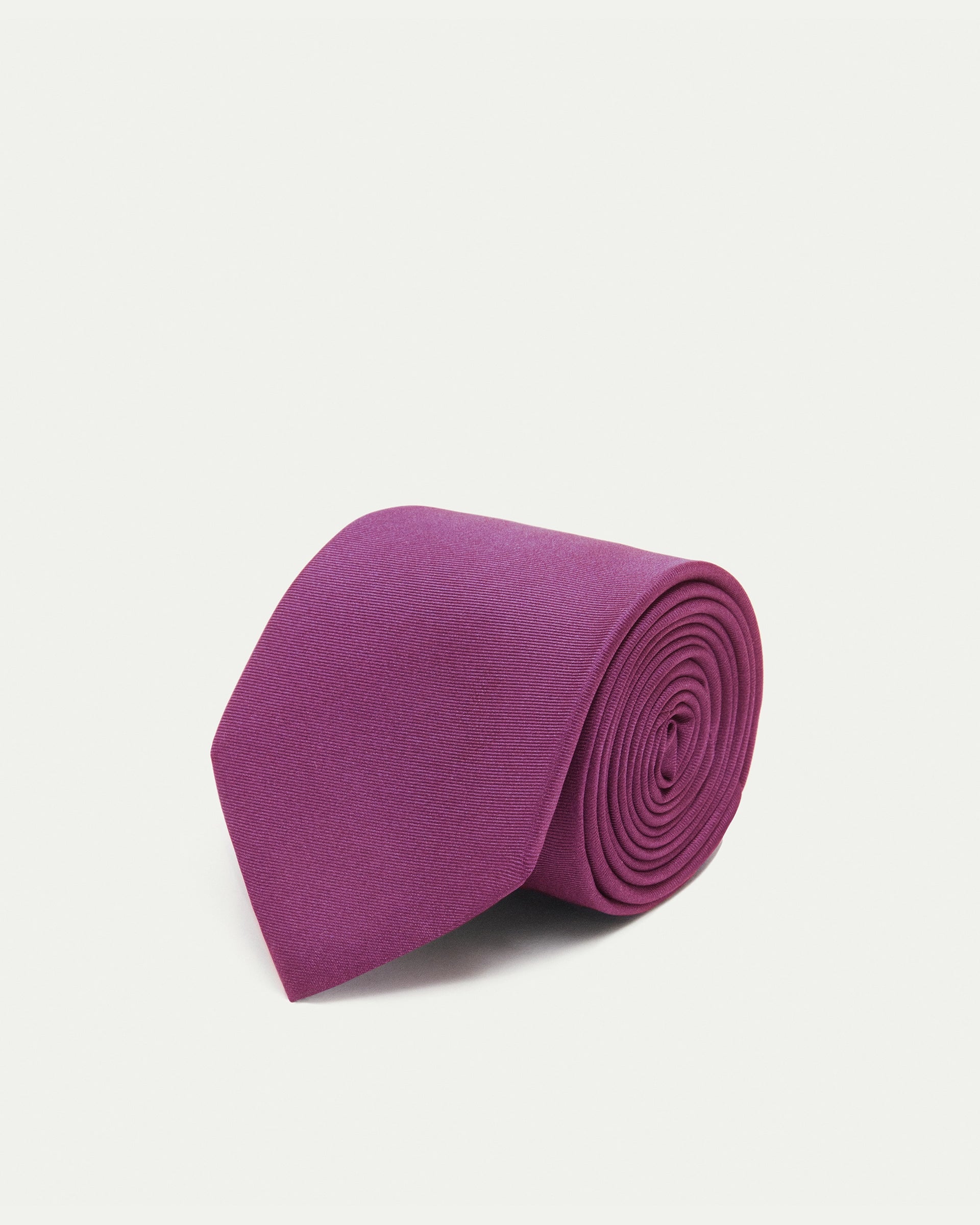 Cravatta in pura seta Twill viola