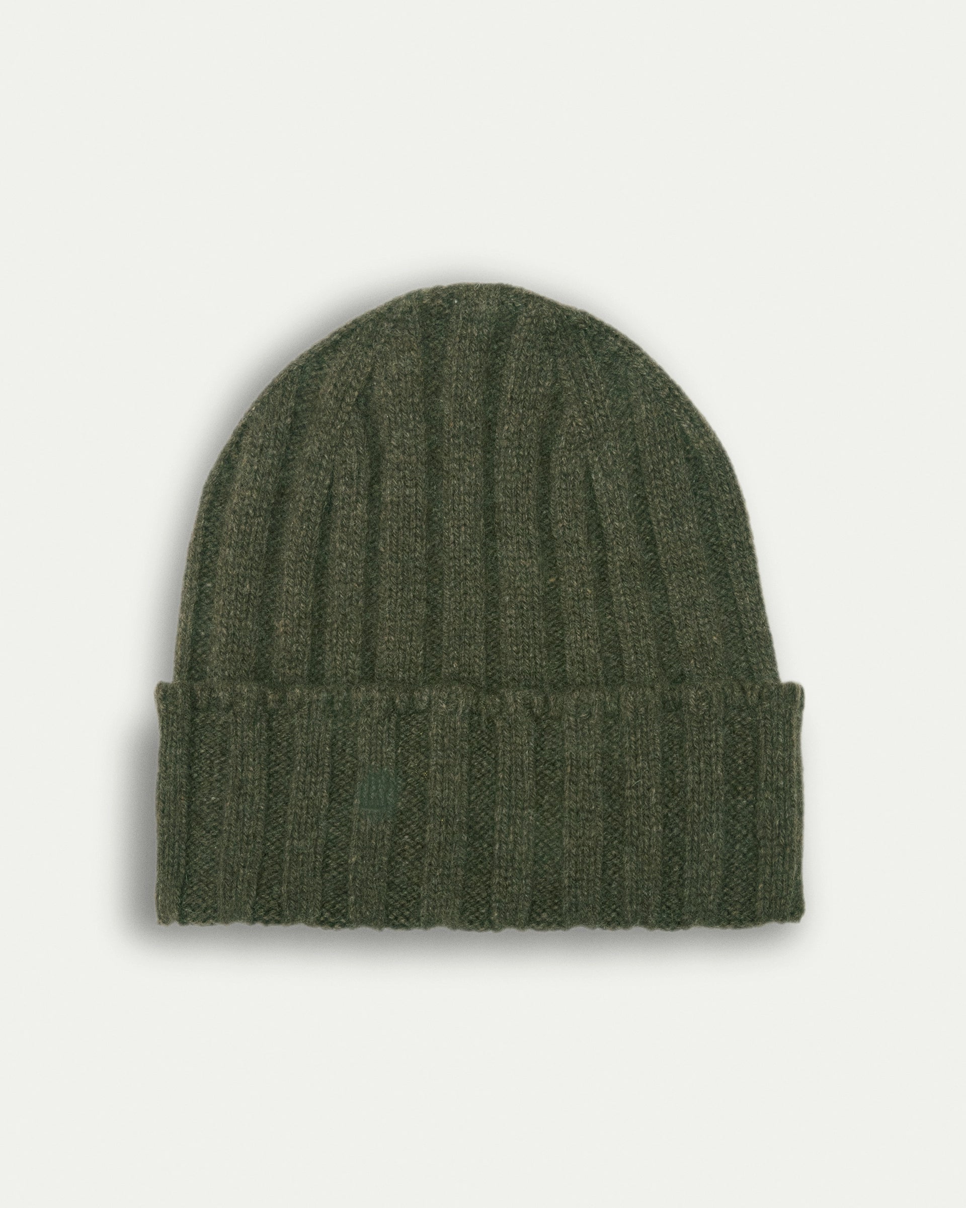 Cuffia Verde in cashmere