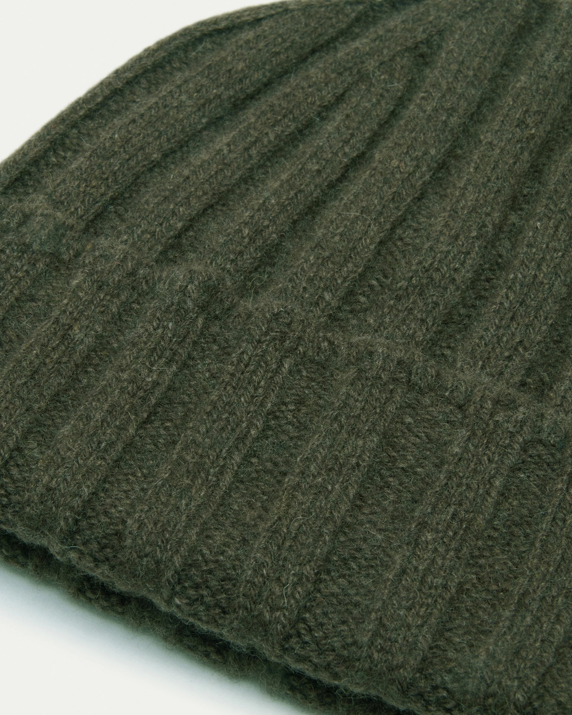 Cuffia Verde in cashmere