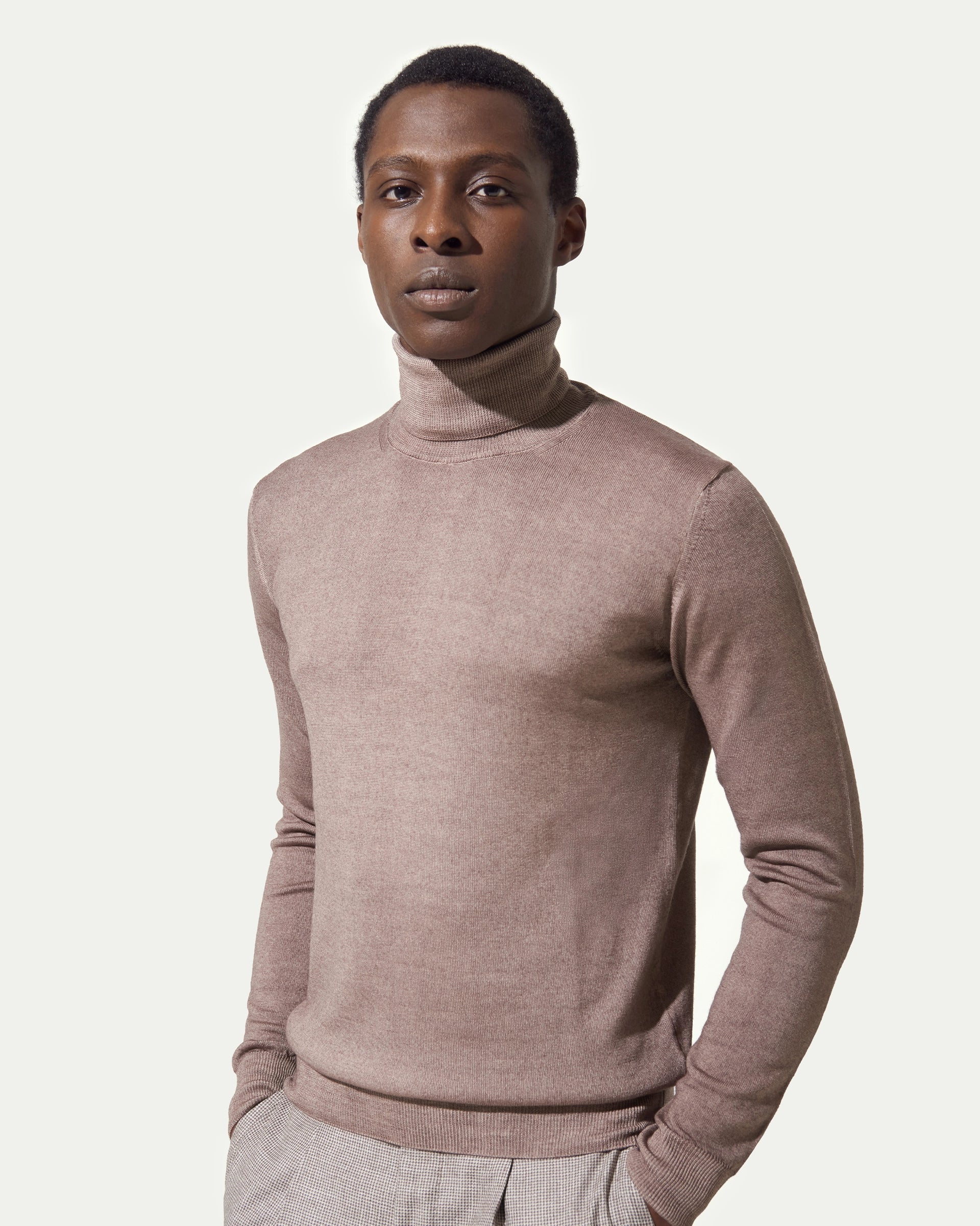 Dolcevita Castoro in pura lana merino extrafine finezza 12