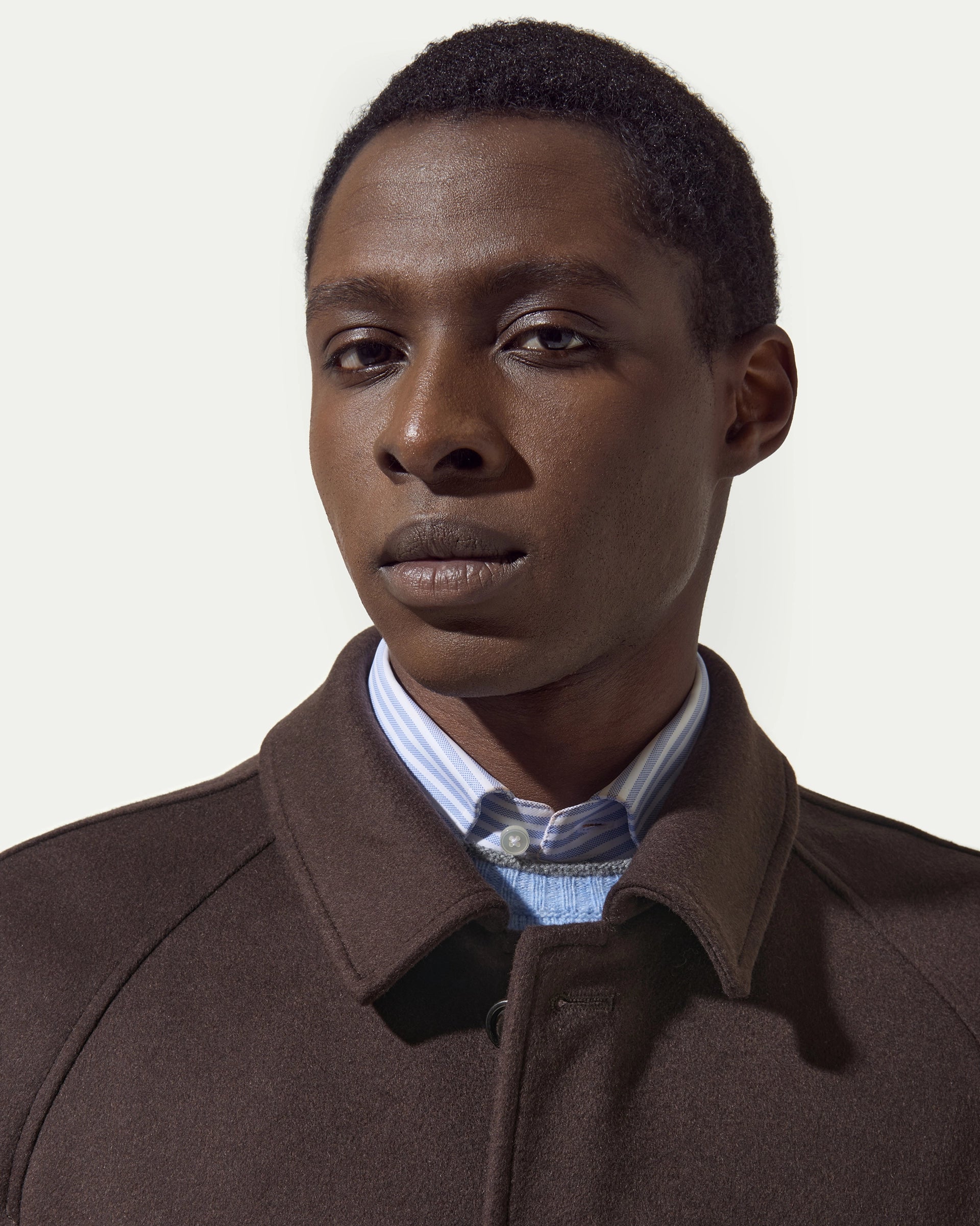 Cappotto Moro in misto lana e cashmere