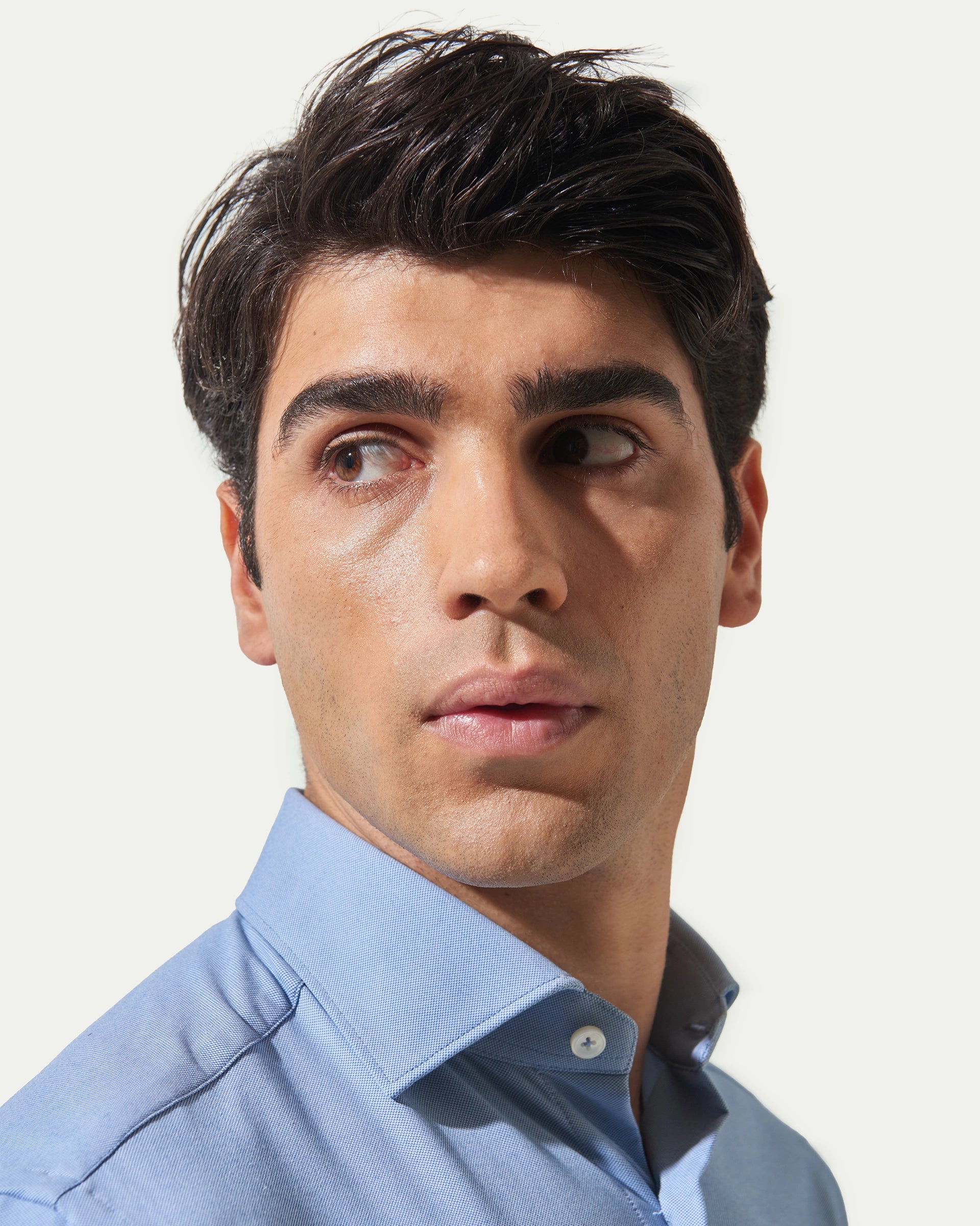 Light blue active stretch shirt