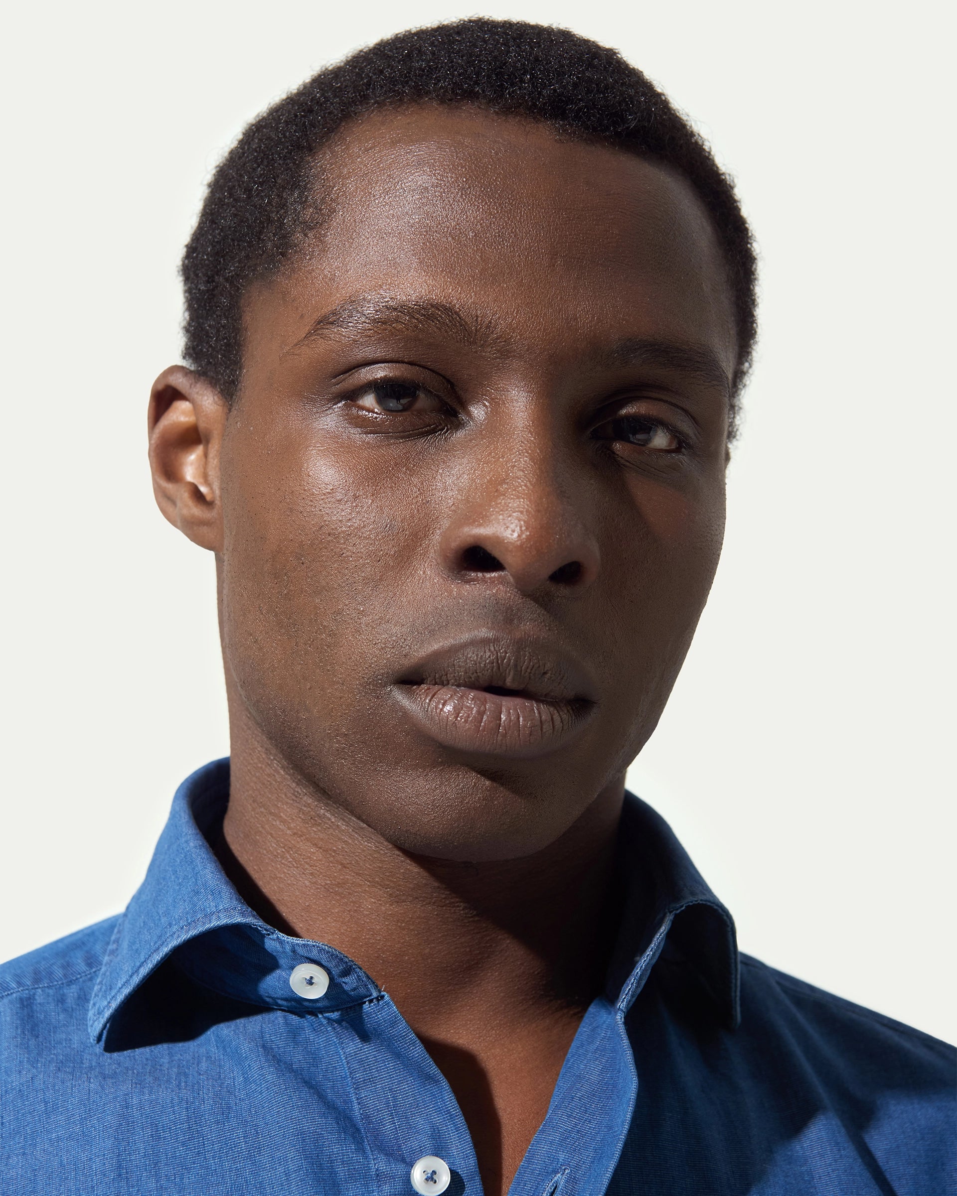 Pure cotton denim shirt