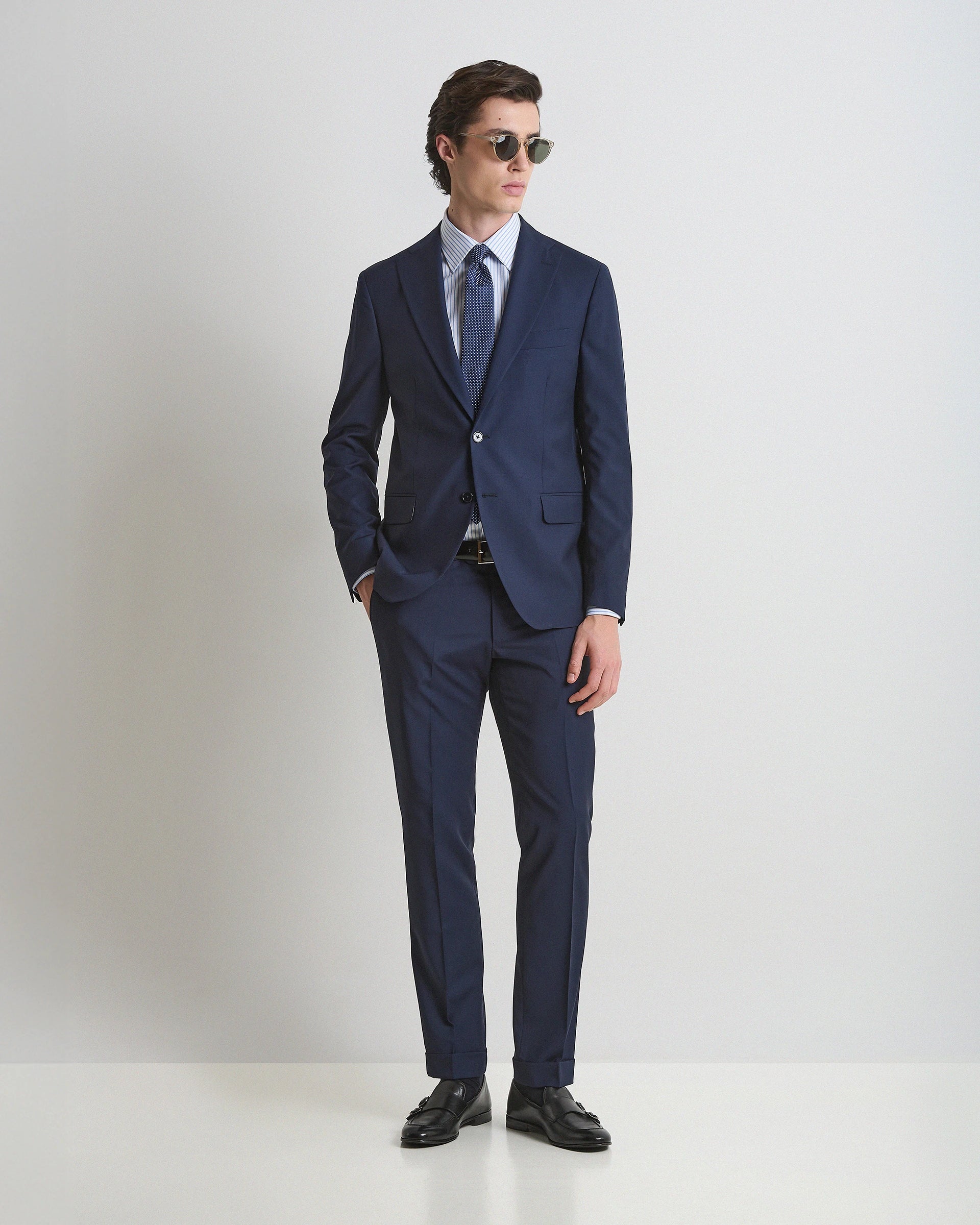 Abito Blu in pura lana tessuto Ermenegildo Zegna Tropical