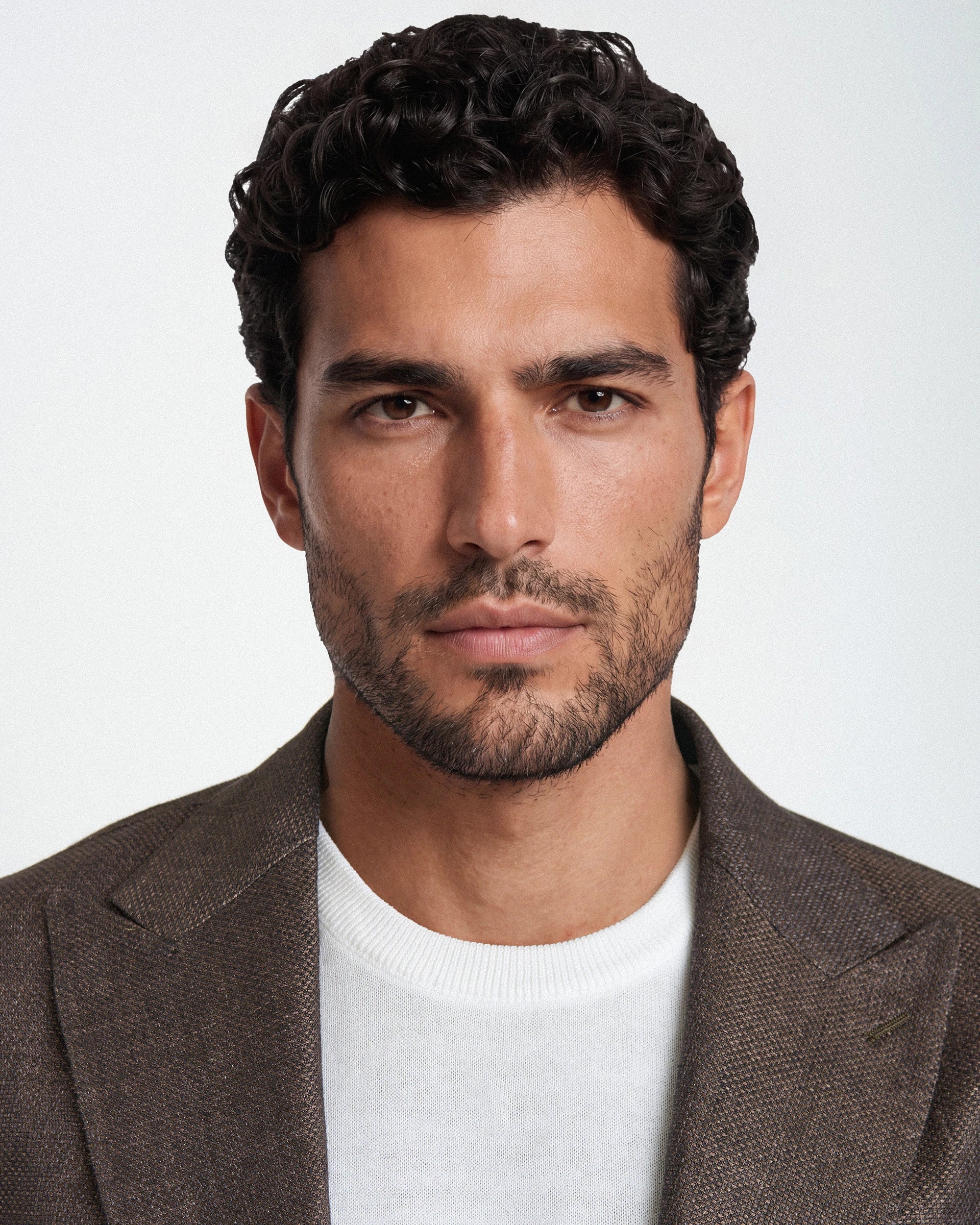 Giacca Marrone in Puro Lino – Tessuto Vittoria Linen