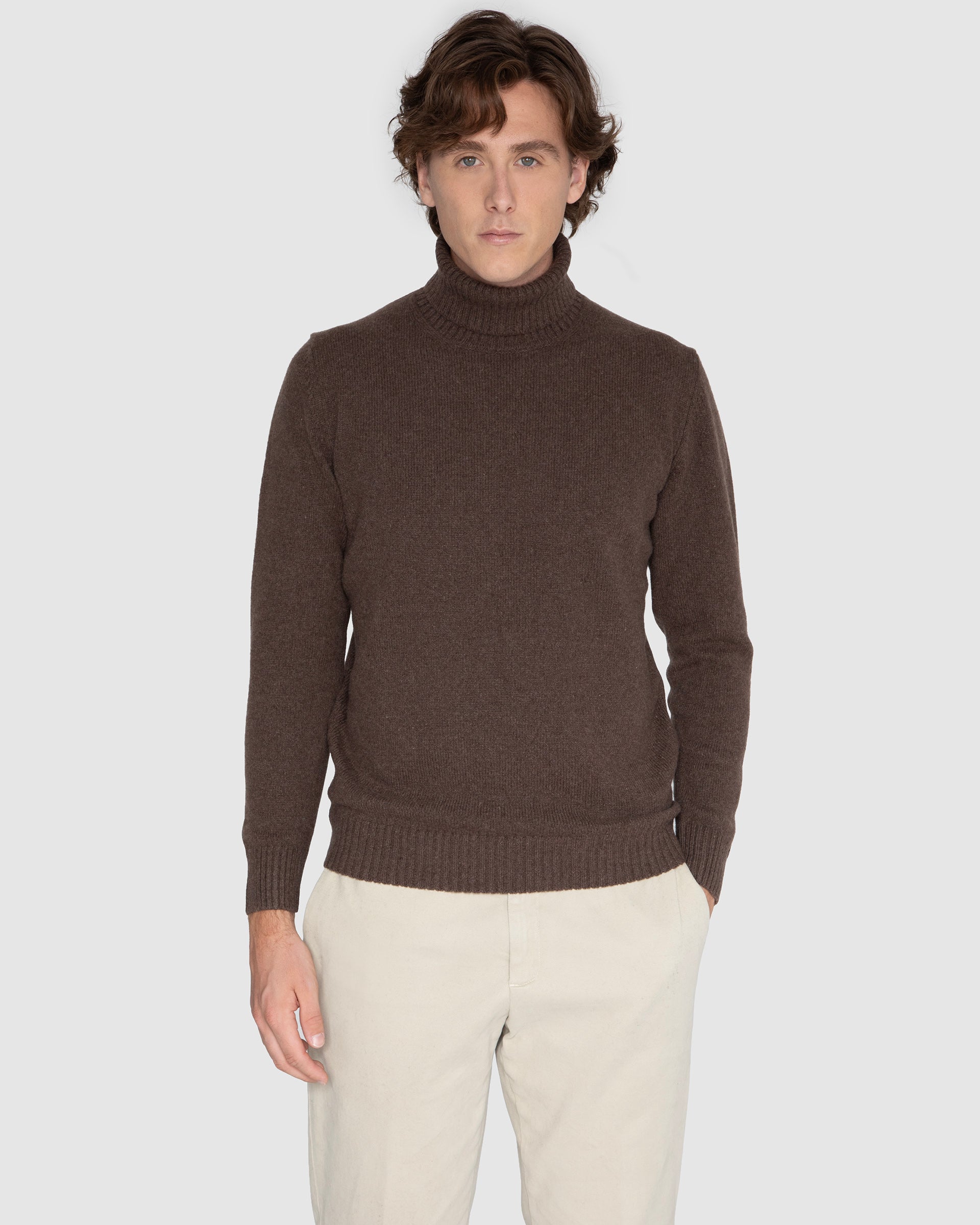 Dolcevita Marrone in puro cashmere finezza 7