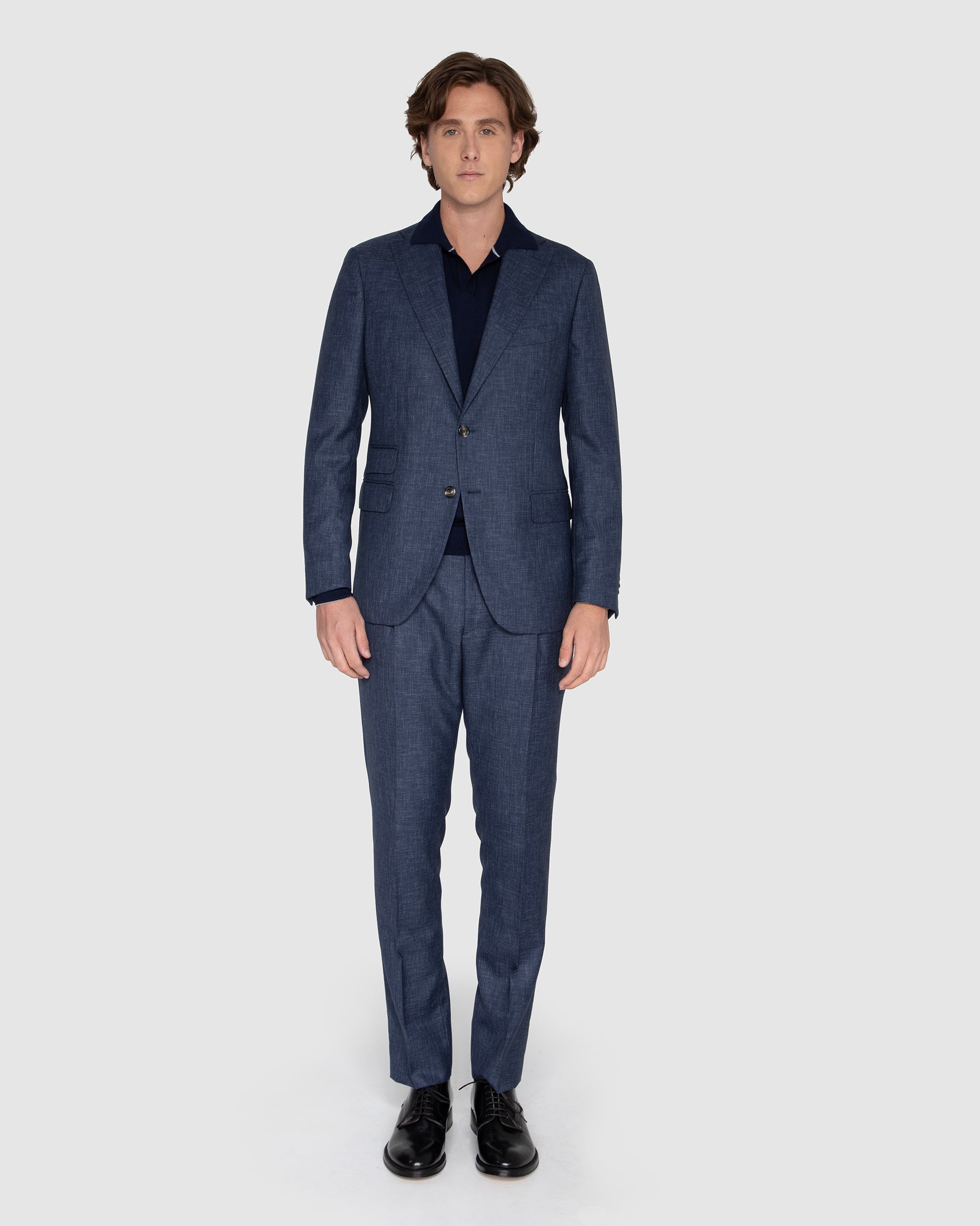 Abito sartoriale grisaille Avion in Pura Lana Vitale Barberis Canonico Graffiti