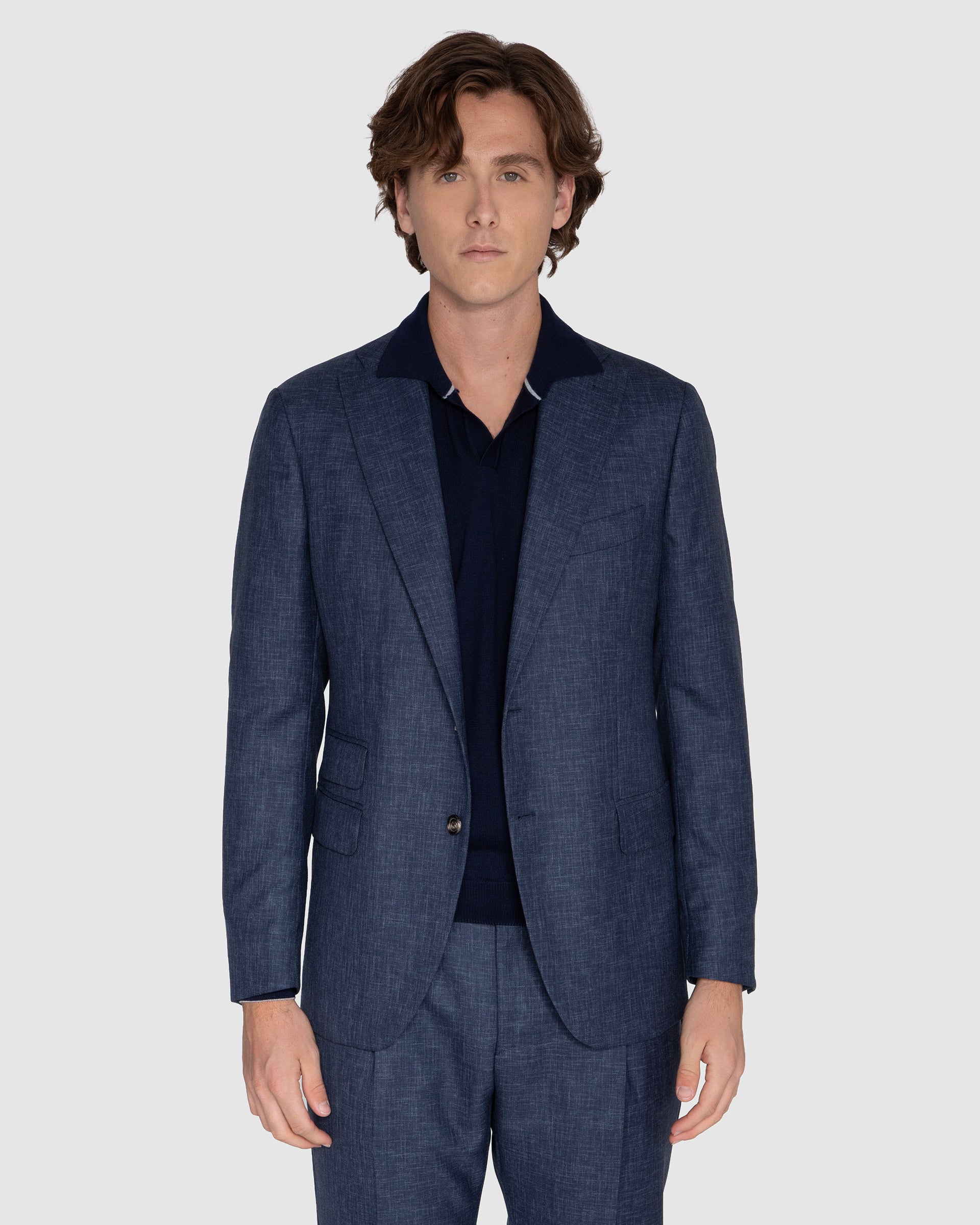 Abito sartoriale grisaille Avion in Pura Lana Vitale Barberis Canonico Graffiti