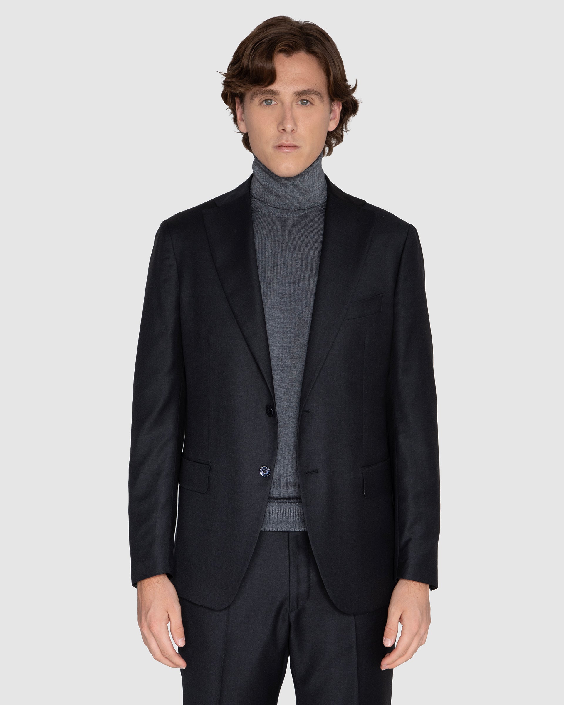 Abito sartoriale Antracite in pura lana tessuto Ermenegildo Zegna