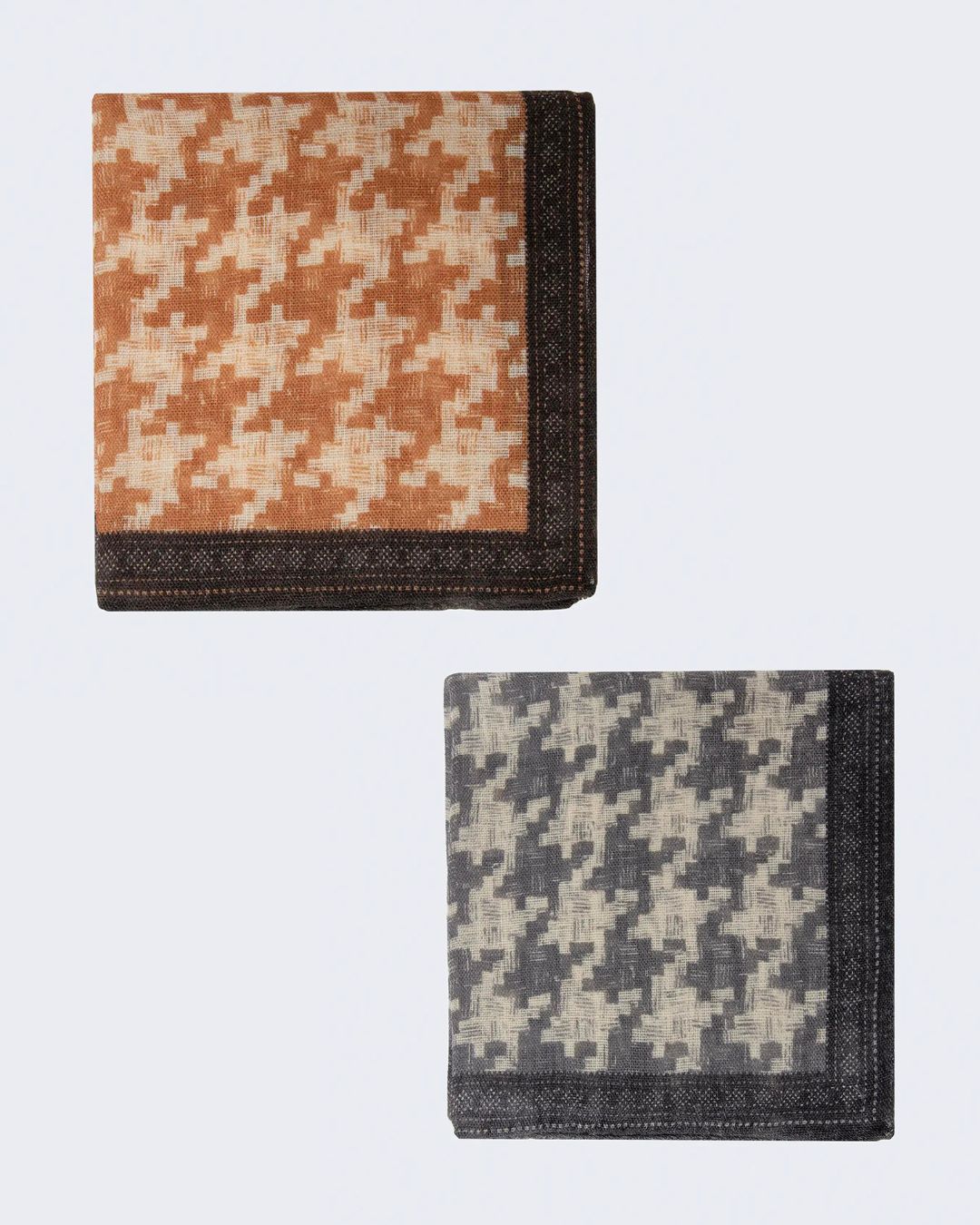 Two wool clutch bags