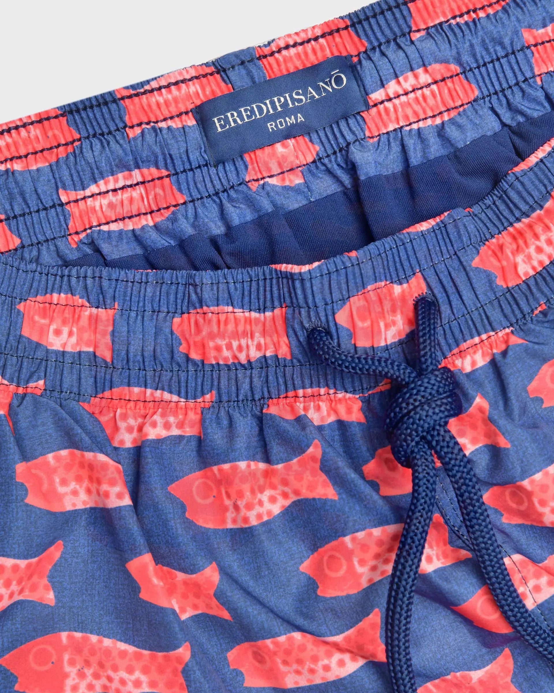 Swim short with marine pattern