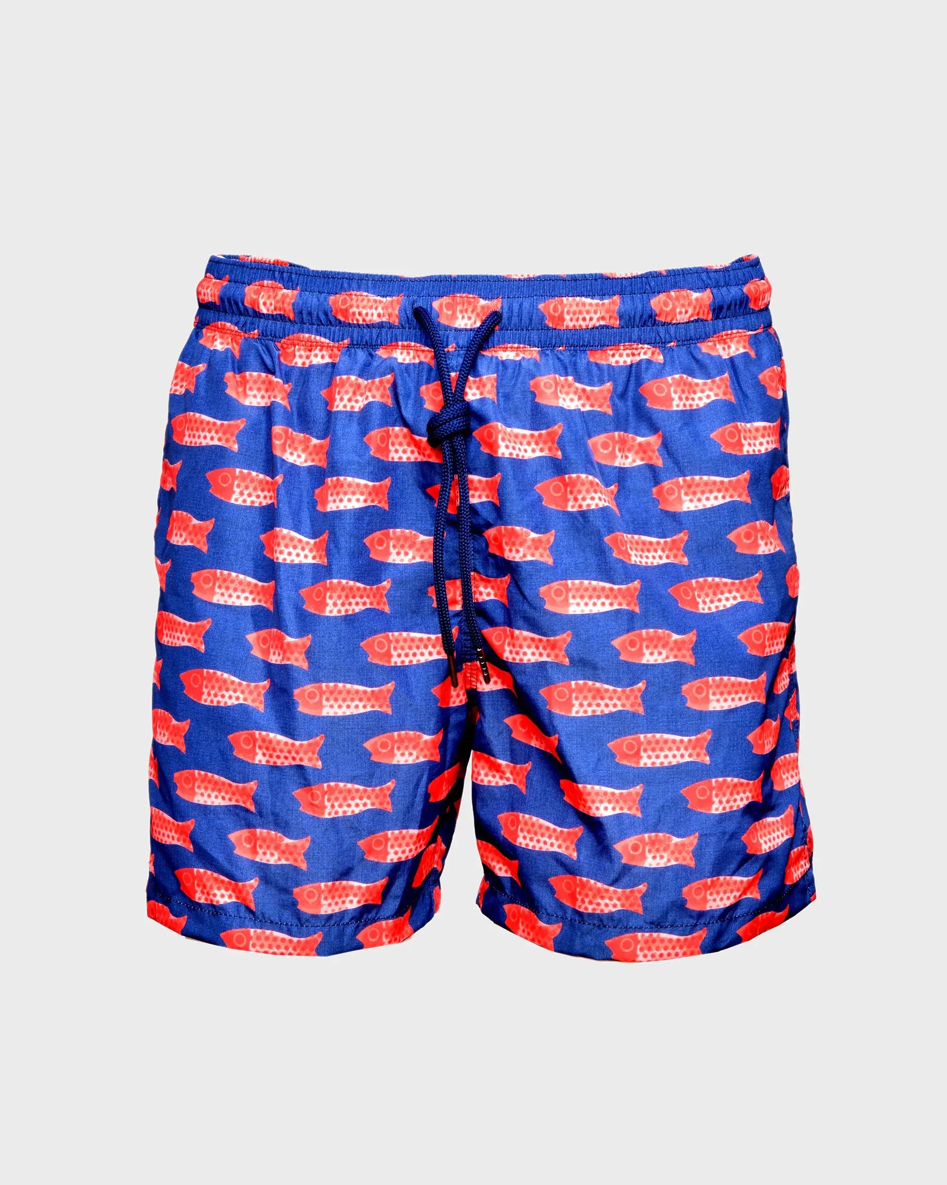 Swim short with marine pattern