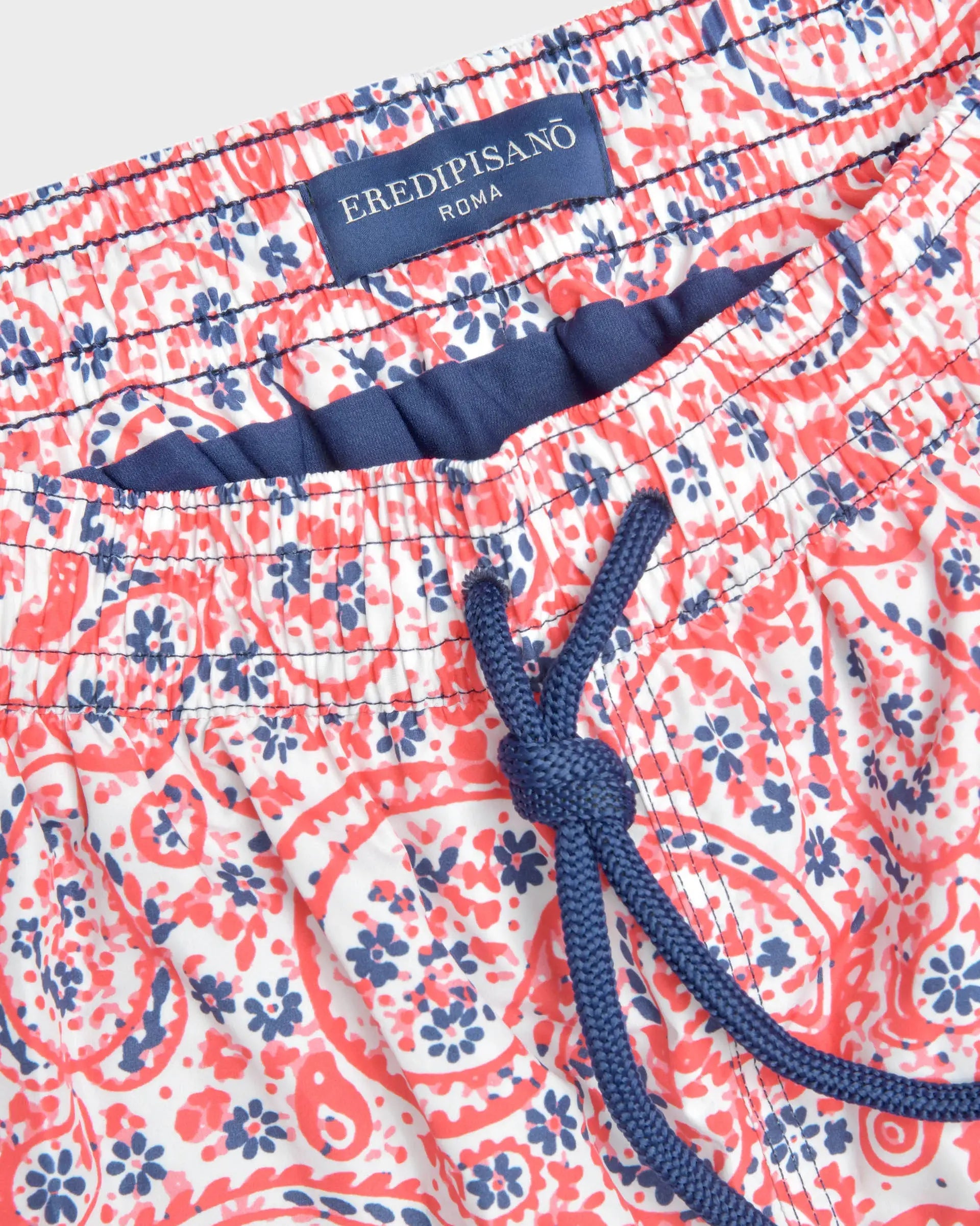 Swim short with marine pattern