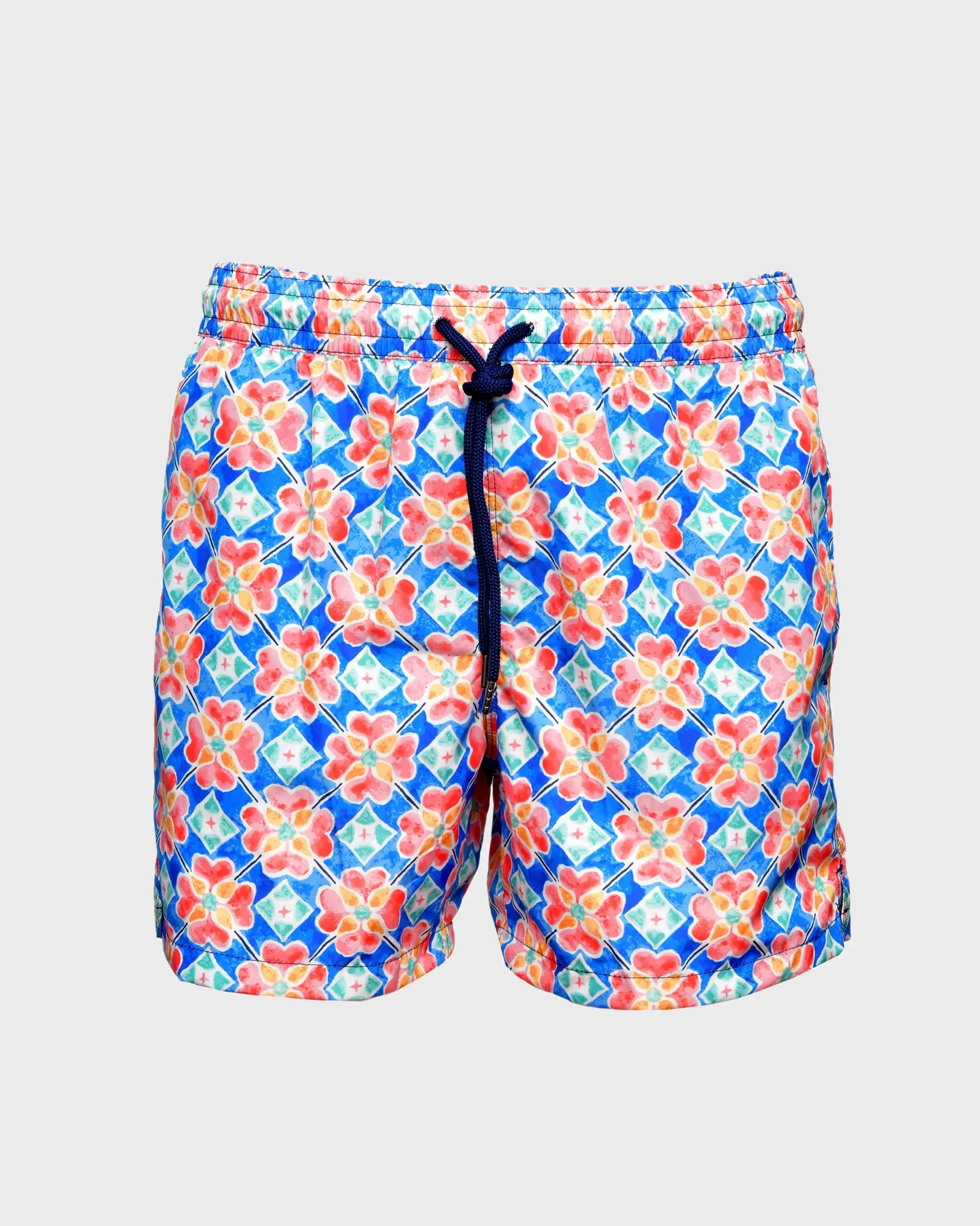 Short da bagno con fantasia floreale