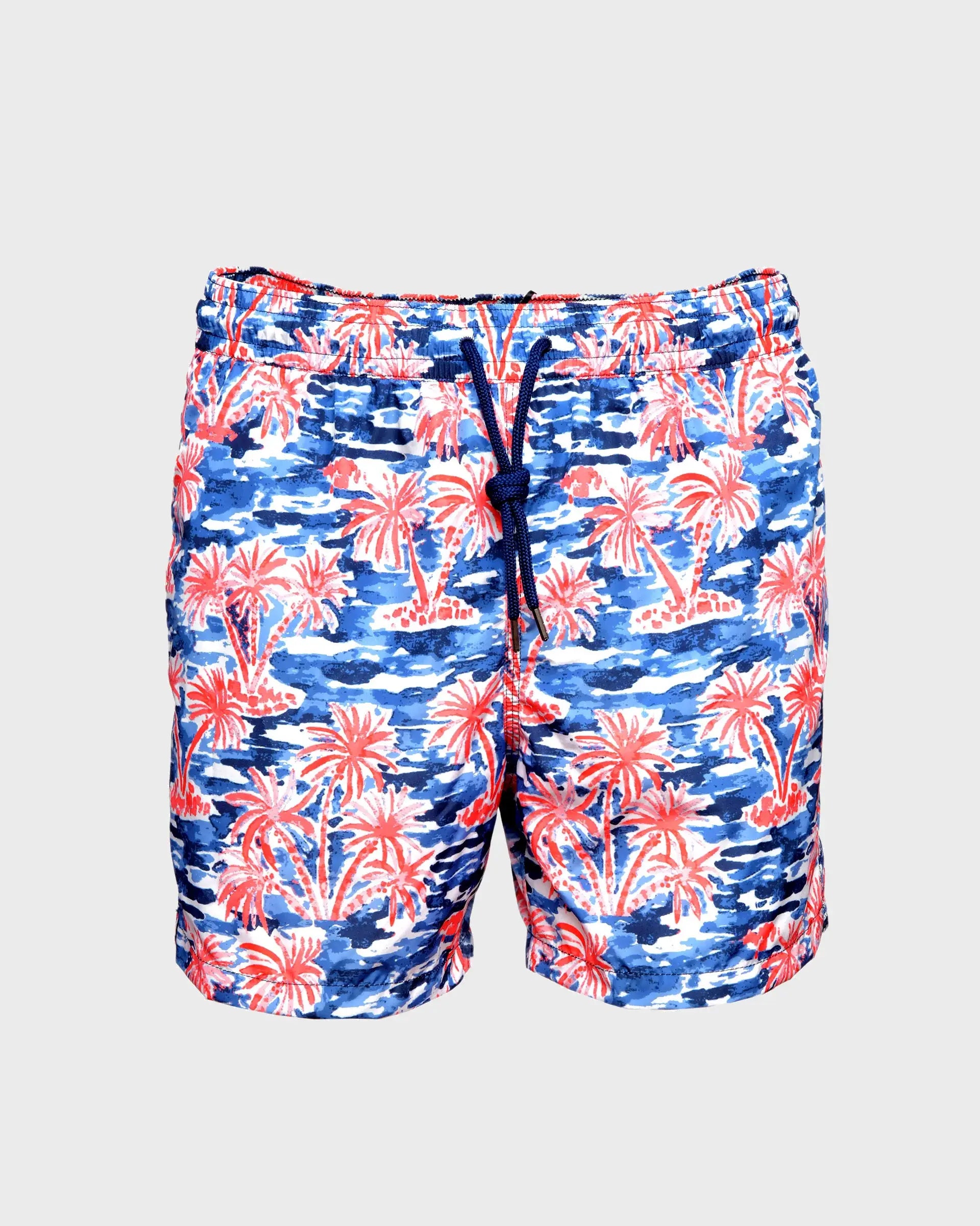 Swim short with floreal pattern